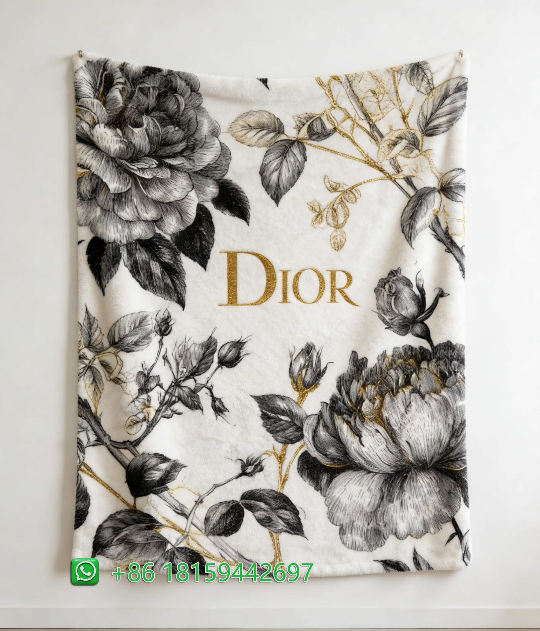 Dior Throw Blankets